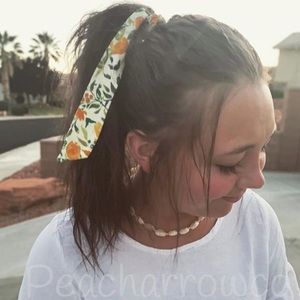 the SUMMER style 21” handmade hair scarf